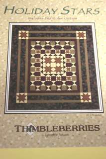 THIMBLEBERRIES HOLIDAY STARS QUILT PATTERN  