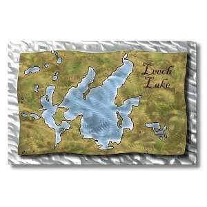  All My Walls NOR00007 Leech Lake Map