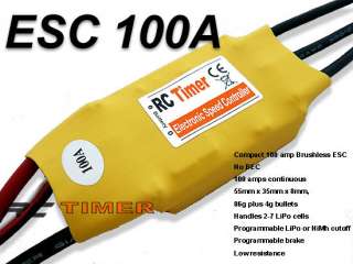 RC Hobbies ESC 100A Brushless Motor Speed Controller  
