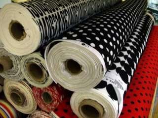 Miller~THATS IT DOT~Red & Black Polka Fabric /Yd.  