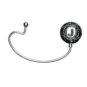  Monogram Initial Purse Hook   J 