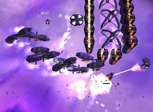 The Outforce PC CD space combat real time strategy game  