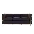   leather upholstery stainless steel frame multi density foam cushions