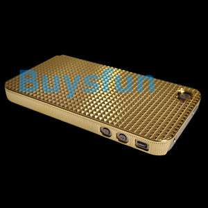 Gold Bling Hard Case Cover Skin For Apple iPhone 4 4G  