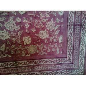   Raspberry Millicent Square Scarf from India 