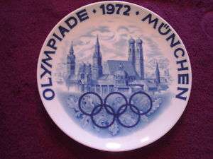 Vintage Munich Olympic Collectors Plate BAVARIA GERMANY  