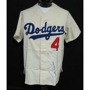    Duke Snider Autographed/Signed Dodgers Jersey JSA 