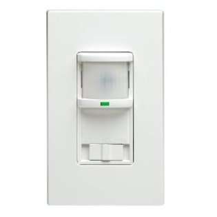   sq. ft. Passive Infrared Wall Switch Occupancy Sensor, Residential Gra