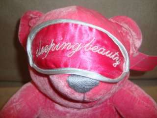 NWT VICTORIA SECRET SLEEPING BEAUTY PINK BEAR 2005  