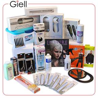 Giell Pro Barber Stylist Salon Hair Cutting Styling Kit  