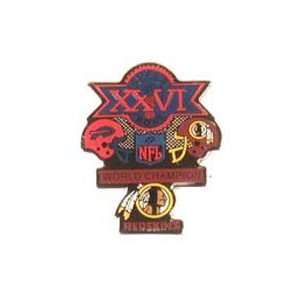  NFL Super Bowl 26 Washington Redskins Championship Pin 
