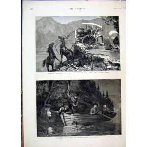  1881 Lobster Spearing Night Canada Mountain Coonoor