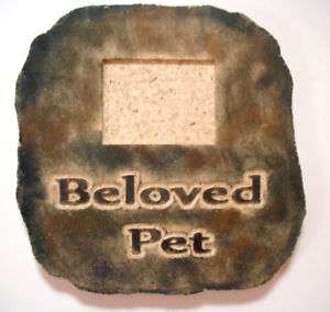 Plaster concrete memorial animal dog cat plastic mold  