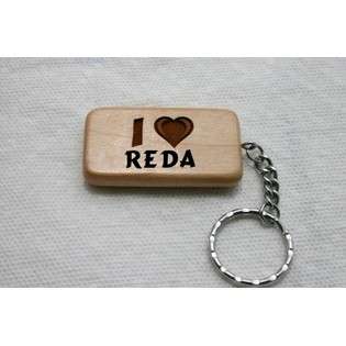 Love Reda Wooden Keychain  SHOPZEUS Automotive Floor Mats & Floor 