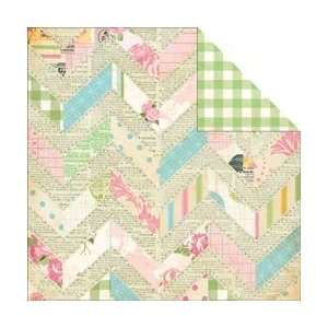  Bazzill Vintage Marketplace Double Sided Paper 12X12 