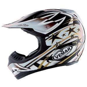    Vemar VRX 5 Motorcycle Helmet   Predator Silver