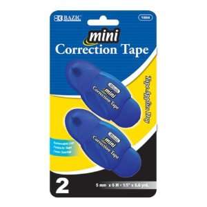  BAZIC 5mm x 236 Mini Correction Tape w/ Protective Cap (2 