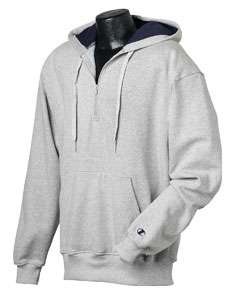 Champion Pullover Quarter Zip Hoodie Hooded Sweatshirt  