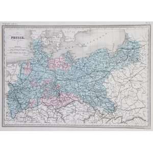  Huot Map of Prussia (1867)
