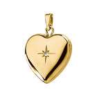 Jewelry Adviser 14k White Gold Domed Heart Locket