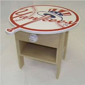    Chicago White Sox Side Table Finish Natural Home & Garden