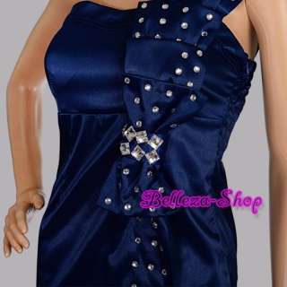 Blue Homecoming Party Cocktail Bridesmaid Dress XXS S  