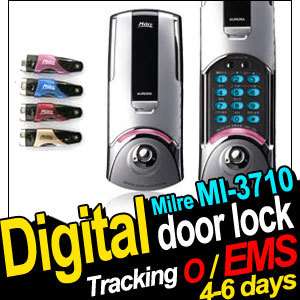 Milre Digital Door Lock MI 3710 + 4 Touch Key   Silver  