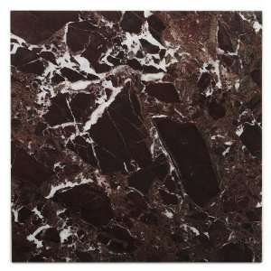 Big Pacific 12 x 12 Rosso Pompeii Polished Marble 20RP12