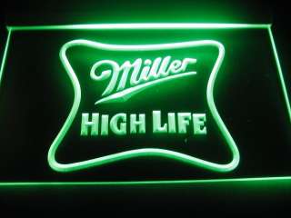 Miller High Life Logo Beer Bar Pub Store Light Sign Neon W820 NEW 