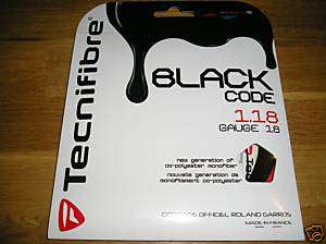 Tecnifibre Black Code 18 Tennis String  