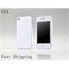 White Carbon Fiber Decal Skin Sticker Cover Protector For Apple Iphone 
