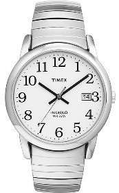 Timex Mens Classics Easy Reader White Dial Watch T2N089 753048327409 