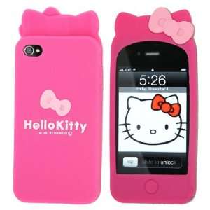  Hello Kitty Silicon Case Cover for Apple Iphone 4 4gs hot 