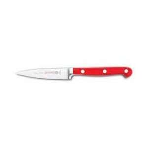 Mundial BPR5111 3 Forged Peeling Knife   Professional Red Handled 3 1 