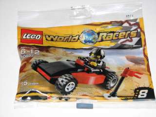 LEGO 30032 World Racers Black Race Car TARGET Minifig 1  
