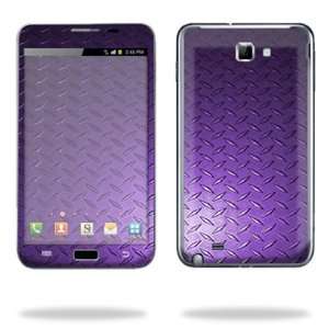   Samsung Galaxy Note Skins Purple Dia Plate Cell Phones & Accessories