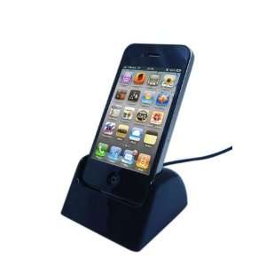  Black iPhone 4 Desktop USB Sync & Charge Dock by Modern 