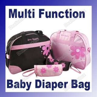 3PCS New Style Flower Multi Function Baby Diaper Nappy  