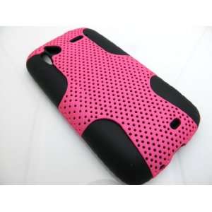  HOT PINK Hybrid Hard Plastic Back Cover + Silicone Skin 