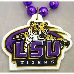    2 LSU Tigers Mardi Gras Bead Necklaces *SALE* Toys & Games