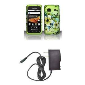  (Boost Mobile) Premium Combo Pack   Black Butterfly and Green Hawaii 