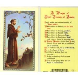  St. Francis Prayer Holy Card (800 040) 