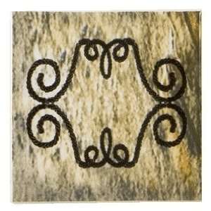  Ceramic House Number Tile Scroll Scroll   Style JR012 