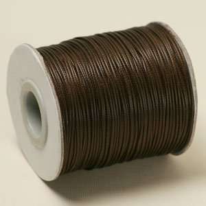  Brown Waxed Beading Cord 1mm Thick 