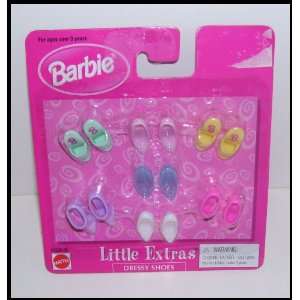  Barbie Little Extras Dressy Shoes 7 Pairs of Barbie Doll 