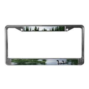 Loon Birds License Plate Frame by 