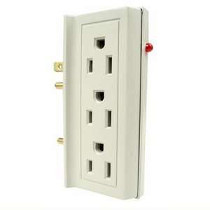  SURGE PROTECTOR, 6 OUTLET WALL STRIP SRG3000 Electronics