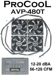 ProCooL AVP 480T AV Cabinet Cooling Fan System (4 FANS)  