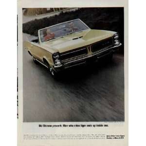   up inside one.  1965 Pontiac GTO Convertible Ad, A5433A. 19650528