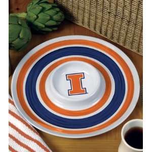  Memory COL ILL 304 14 Inch Melamine Chip and Dip Illinois 